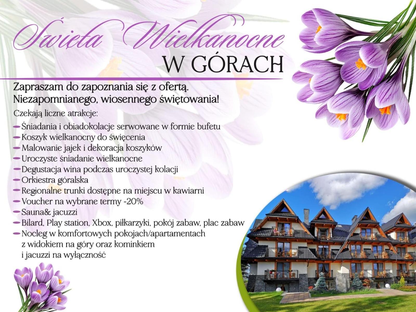 Eco Willa Karpatia Ski&Wellness Murzasichle Eksteriør billede